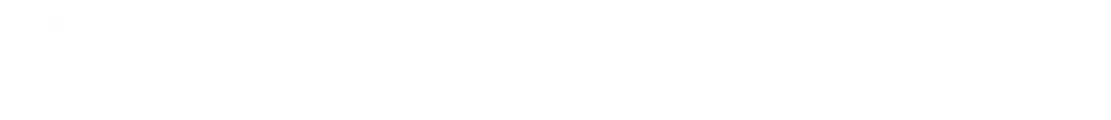 Altitudesight logo in white color